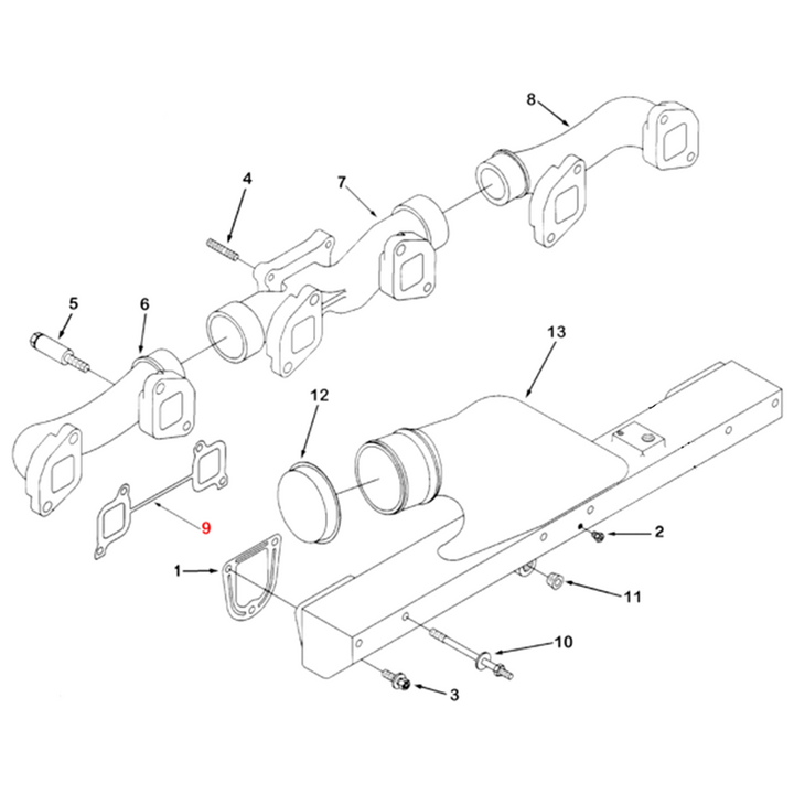 Exhaust Manifold Gasket Cummins N14