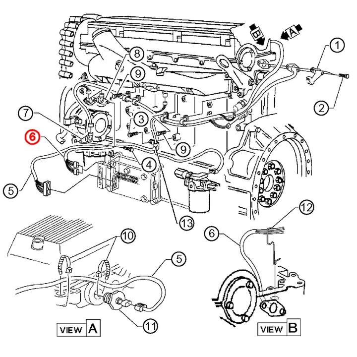 Harness Injector Detroit Diesel S60 12.7L