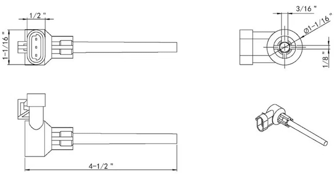Coolant Level Sensor (Kenworth, Peterbilt)(08-21)