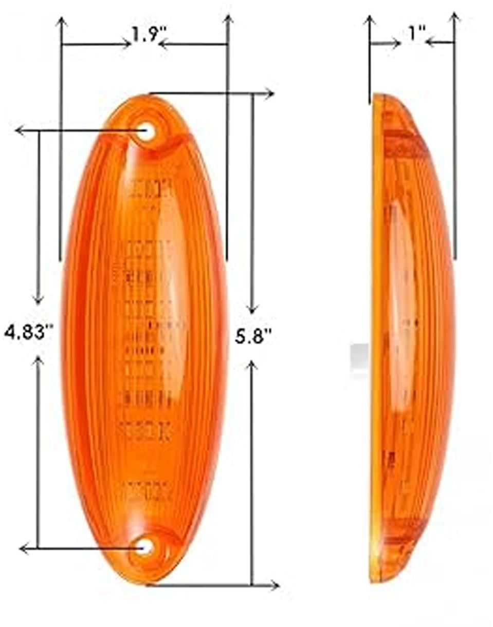 Luz LED ámbar para cabina (Cascadia 14-17) (juego de 5)