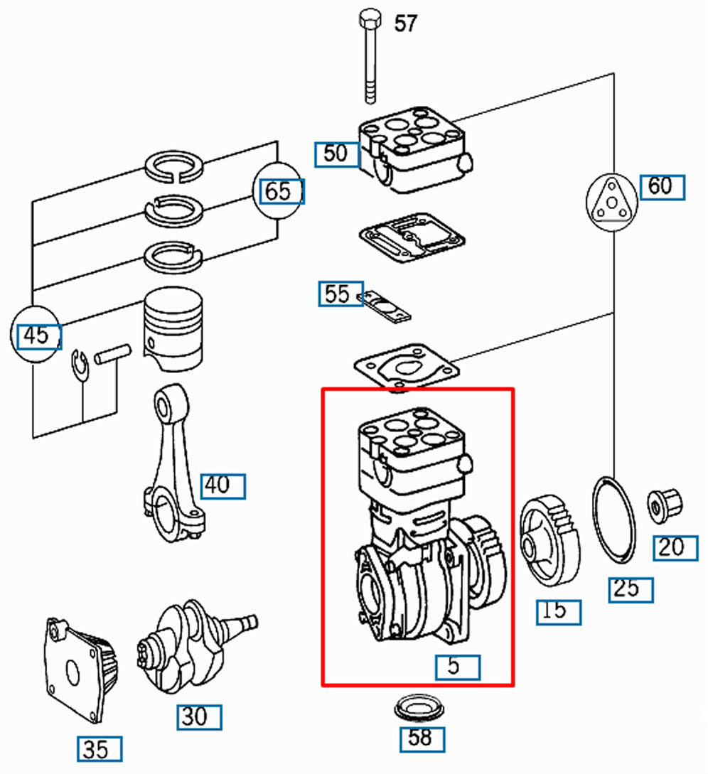 Air Compressor New, MBE 900 (M2)