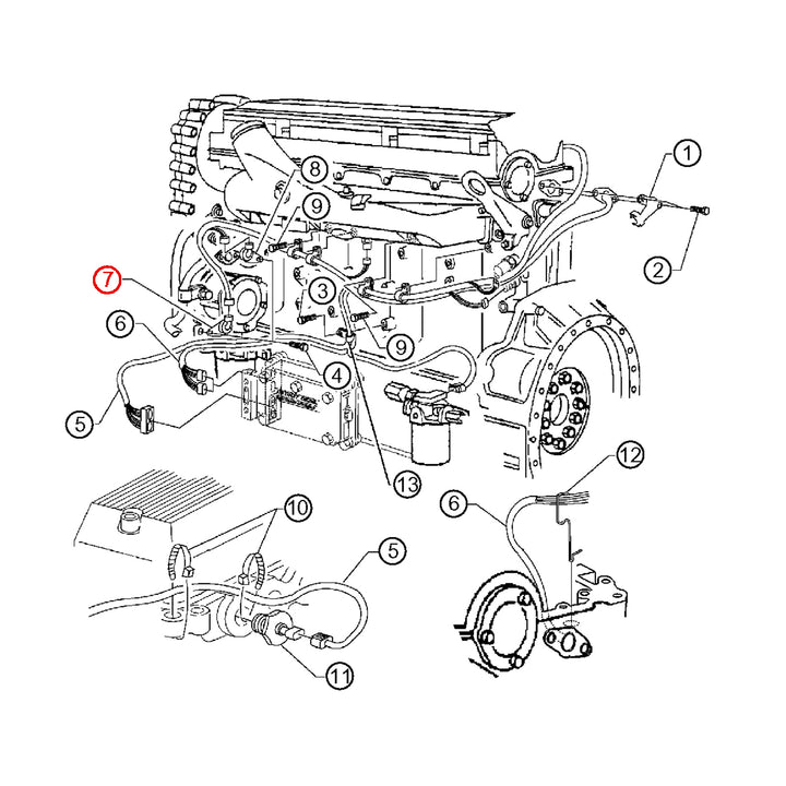 Engine Crankshaft Position Sensor 50/60 Series, Timing Reference (08929388)