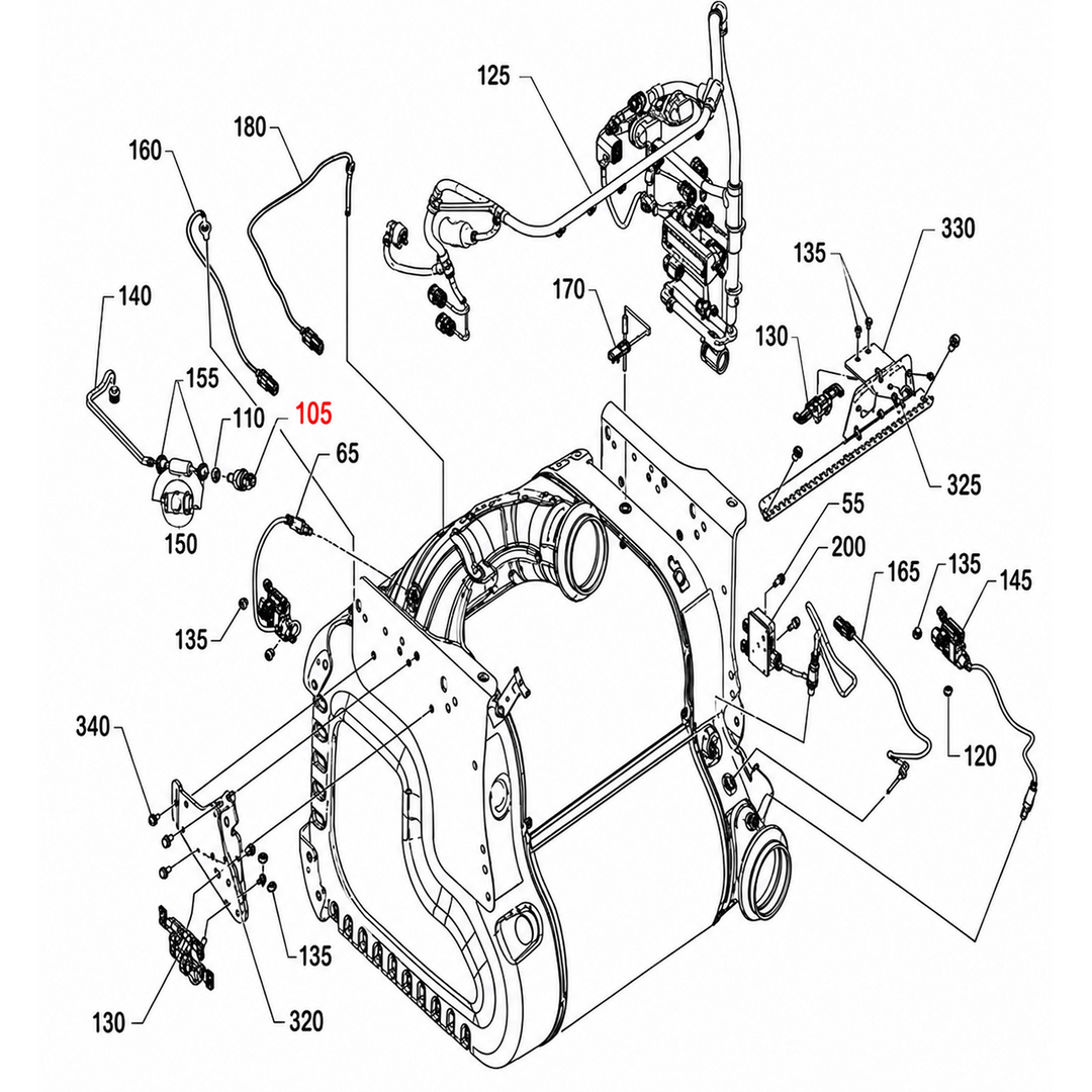 Detroit Diesel DD15 Sensor DOC Inlet Pressure