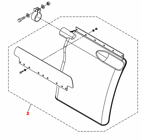 Quarter Fender Black Polyethylene Set (Right & Left) with Hardware