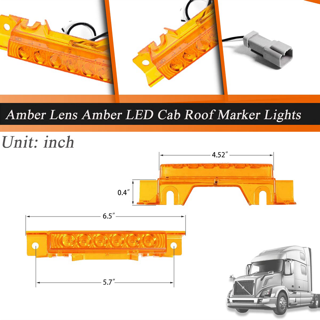 Luz LED ámbar de posición para cabina (Volvo)
