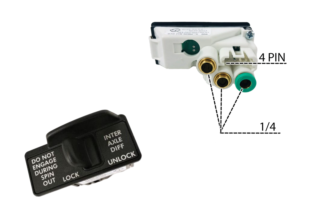 Control Valve Inter-Axle Differential Freightliner ( GTD 3235L 1 )