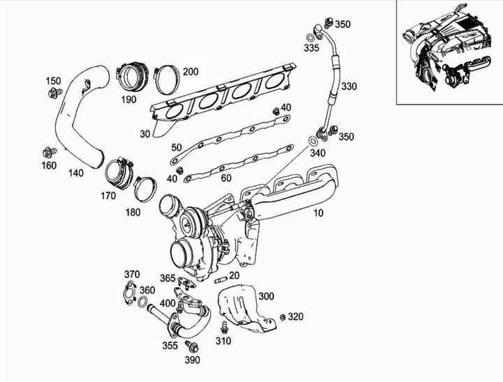 Hose Clamp EGR  Detroit Diesel DD13 & DD15 (Set of 2)