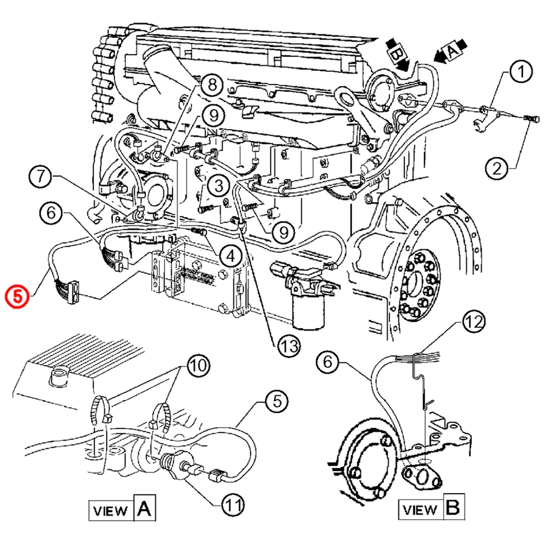 Arneses Ing. Sensor DDEC III S60 12.7L ( 23513558 )