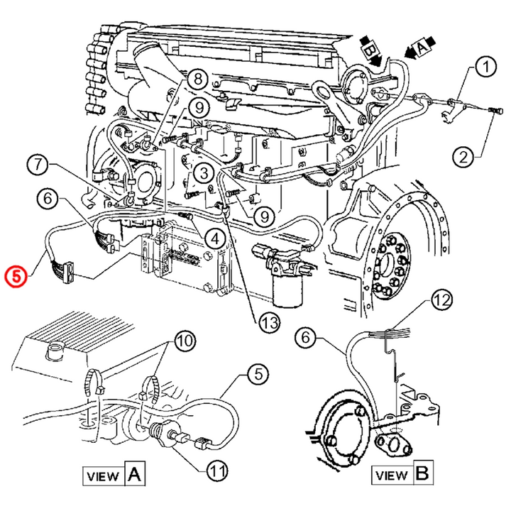 Arneses Ing. Sensor DDEC III S60 12.7L ( 23513558 )