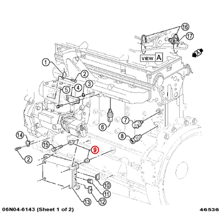 Detroit Diesel S60 Isolator ECM Mountings