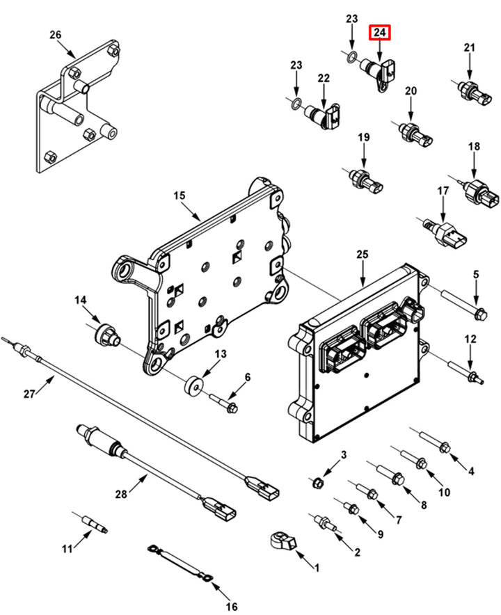 Cam / Crankshaft Position Sensor (Cummins 6C, ISC, ISX)(2872279, 3408531, 4921687)
