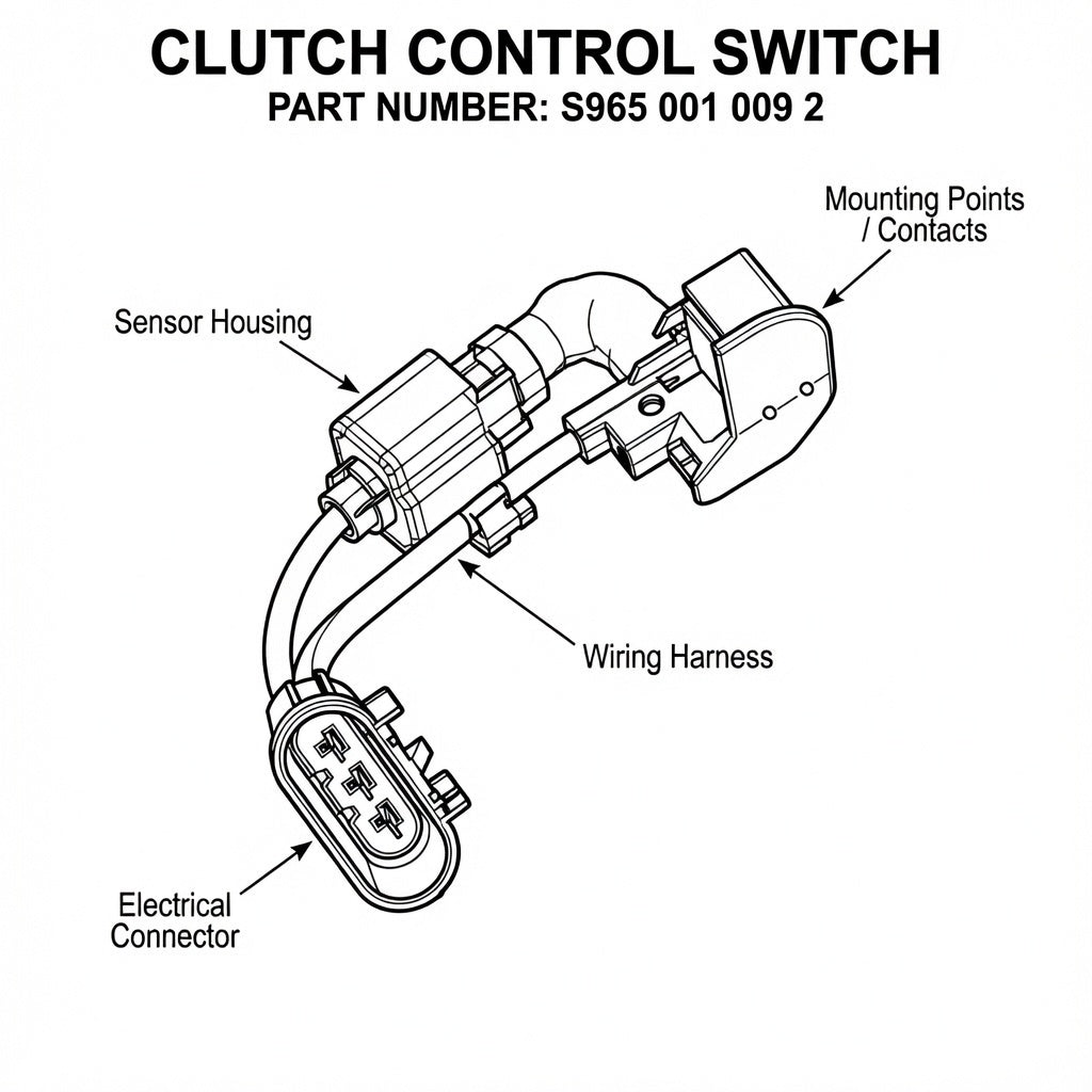 Clutch Control Switch (S965 001 009 2)