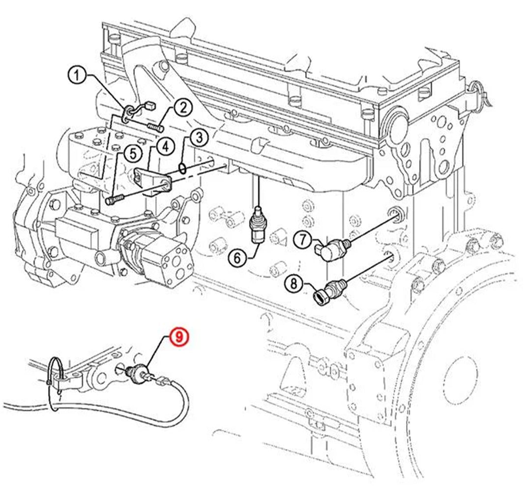 Oil Pressure Sensor S60 (23527828)