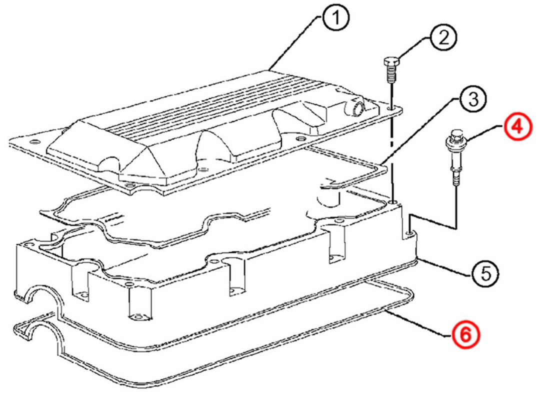 Valve Cover Sleeve Assembly & Gasket Kit S60 12.7L & 14L (23522271)