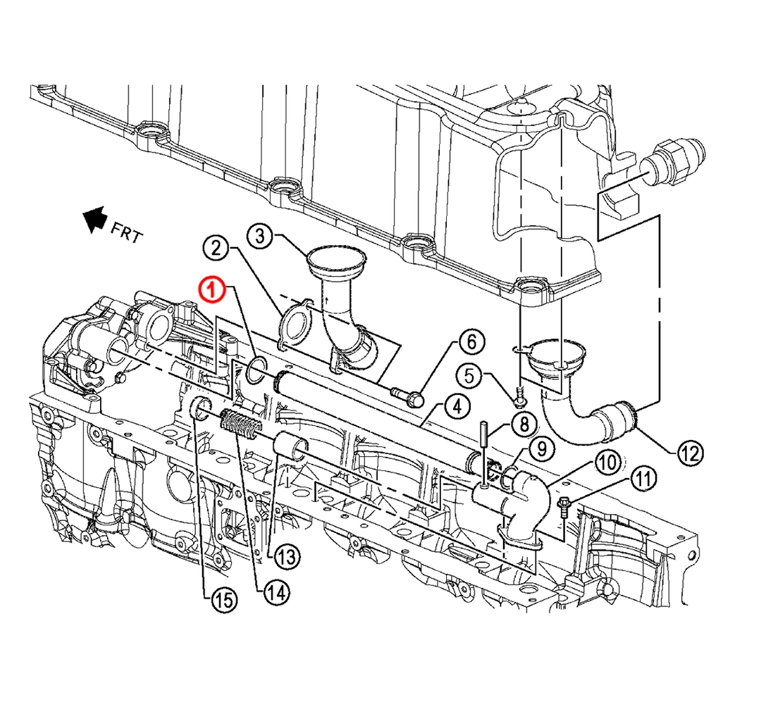 Seal Ring Oil Pump Outlet S60 (23505891)