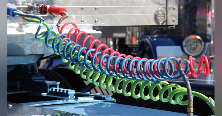 Conjunto de aire en espiral de 12' con cables de 6" y 1/2" NPT
