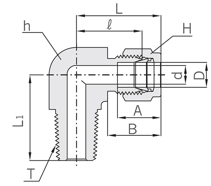 Codo macho de latón de 3/8" x 3/8" (sin sellador) (juego de 5)