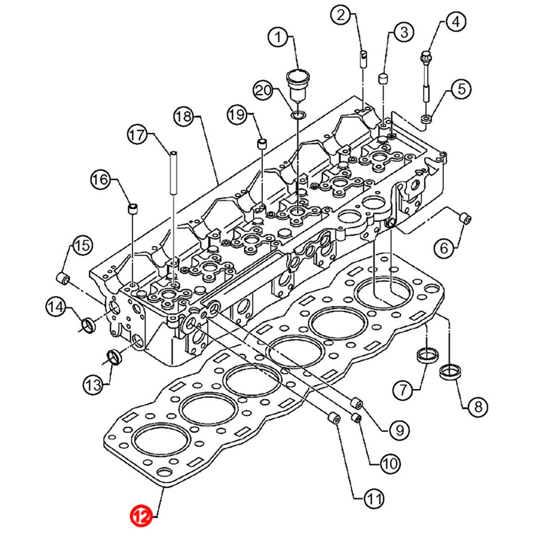 Engine Complete Overhaul Gasket Set (Non-EGR) Detroit Diesel Series 60 12.7L