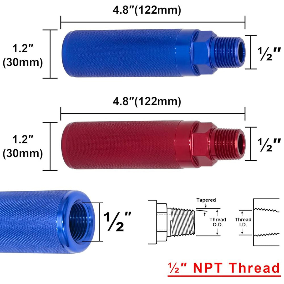 Gladhand Grip Set (Red & Blue)