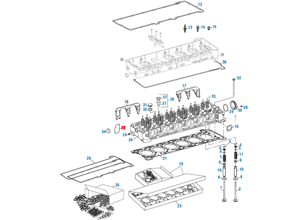 Seal Coolant Collector Pipe DD15 ( A4722030180 )