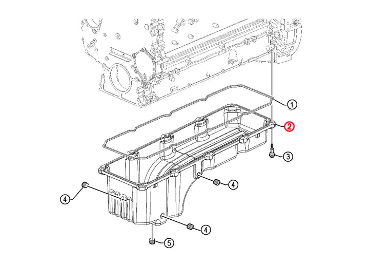 Oil Pan ASM W/ Plug S60 ( 23522282 )