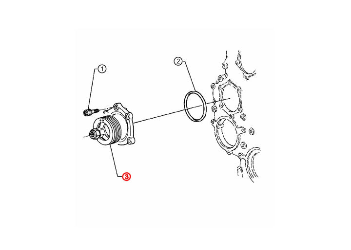 Accessory Drive ASM S60 12.7L Non EGR ( 23523998 )