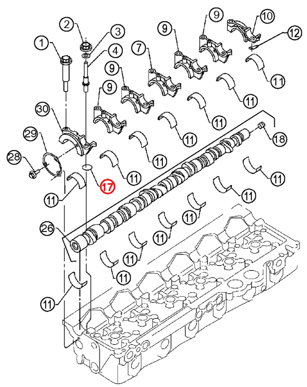 Ring Seal Block to Gear Case Detroit Diesel S60 (08929740)