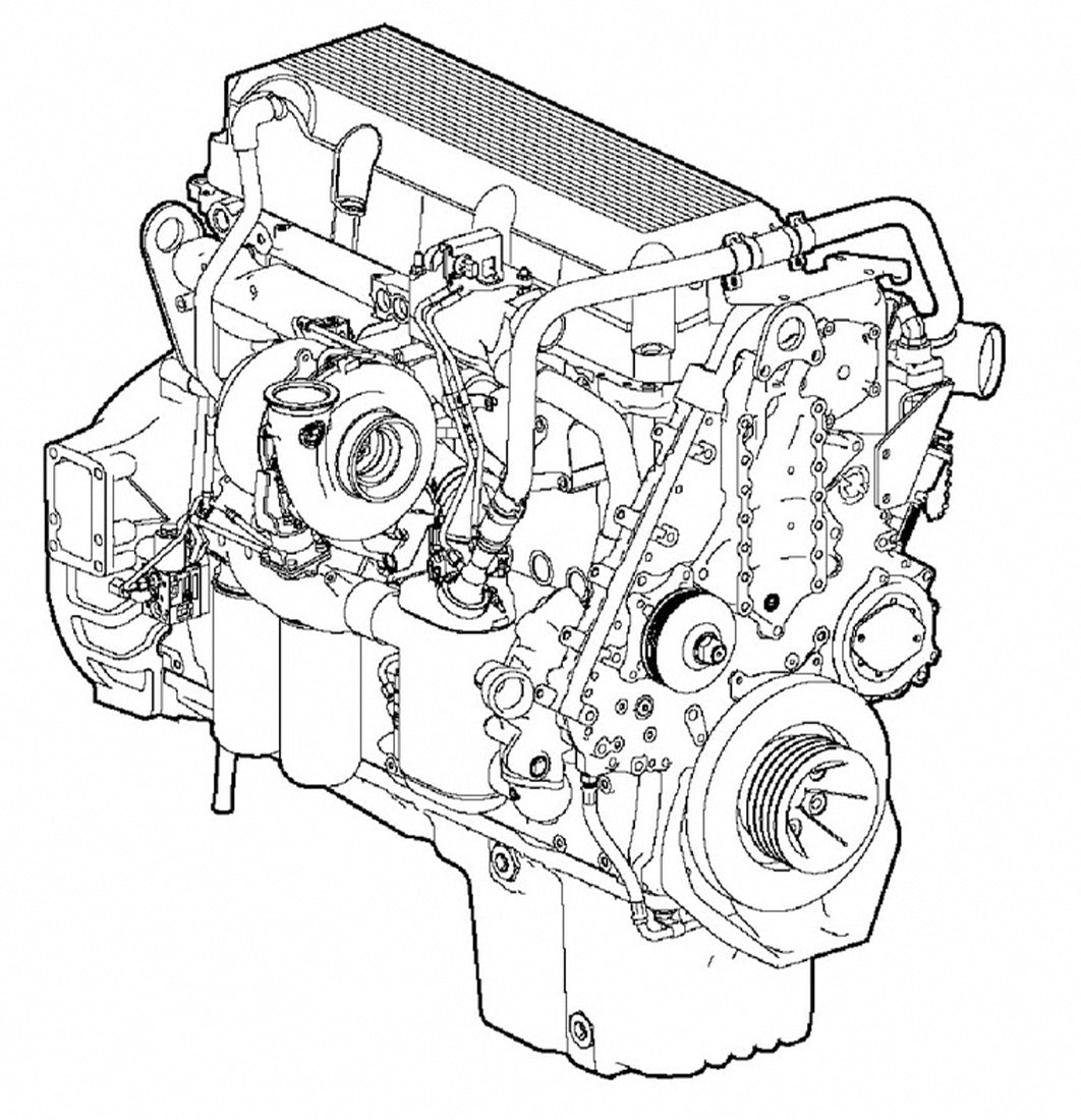 DDTP Basic Overhaul Kit Detroit Diesel S60 12.7L (Cyl. 2555)(Alt 23539737)