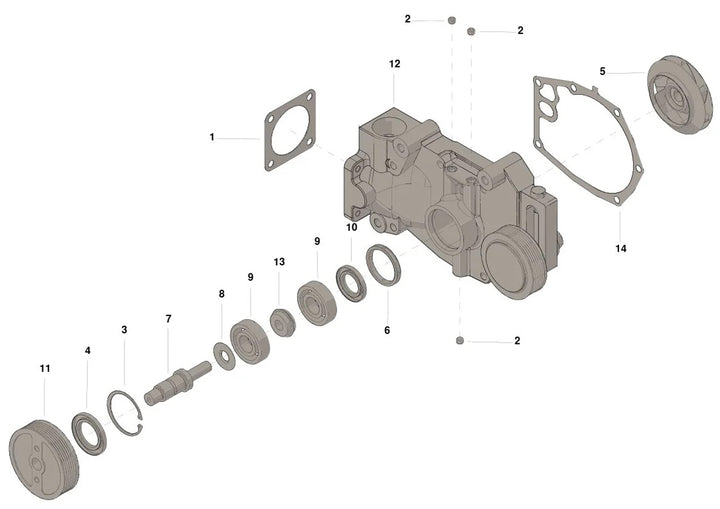 Water Pump Cummins N14 (3803605)