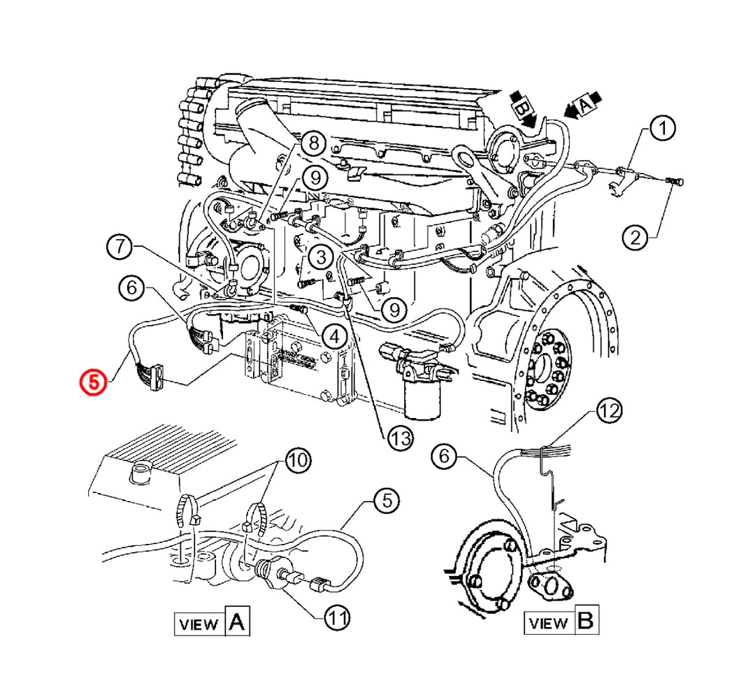 Arneses Ing. Sensor DDEC III S60 12.7L ( 23513558 )