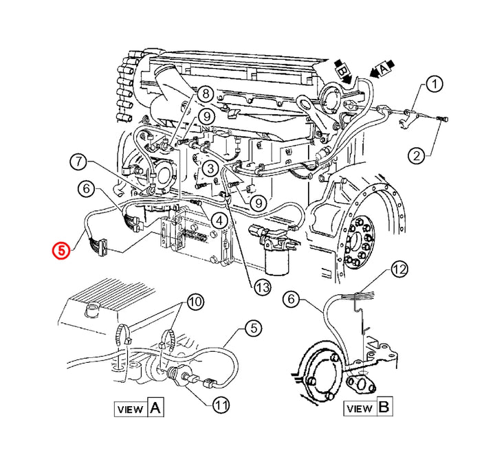 Arneses Ing. Sensor DDEC III S60 12.7L ( 23513558 )