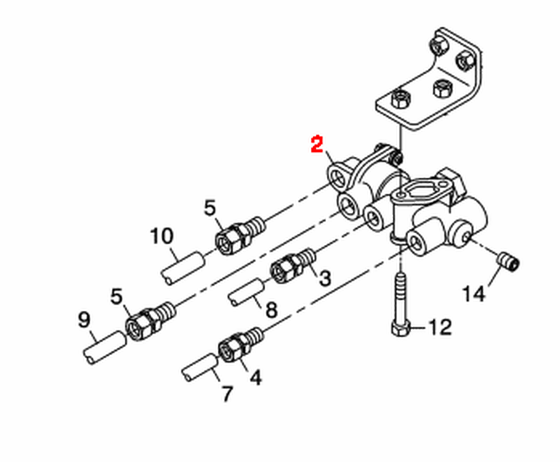 Valve Brake TP-3DC A12-21439-002, 21024860 ( BW 109792 ) – DDTP STORE ...