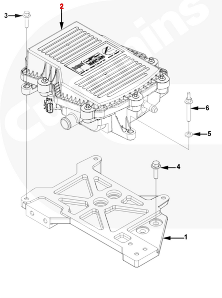 Crankcase Ventilation Kit Breather Filter Cummins ISX 15.0L