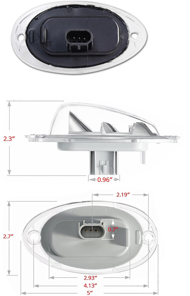 Clear LED Side Turn Marker Light (Cascadia 08-14)