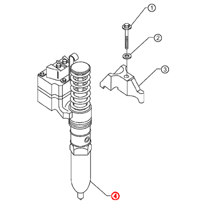 Inyector remanufacturado ASM S60 EUI (R5237650)