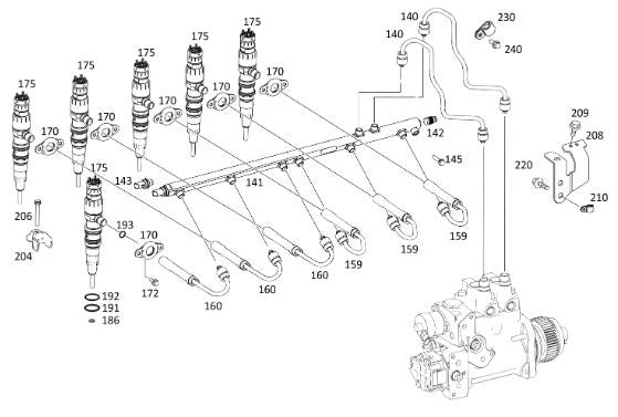 High Pressure Fuel Pump for DD13 DD15 DD16 EPA10 HDEP (RA4700902150)
