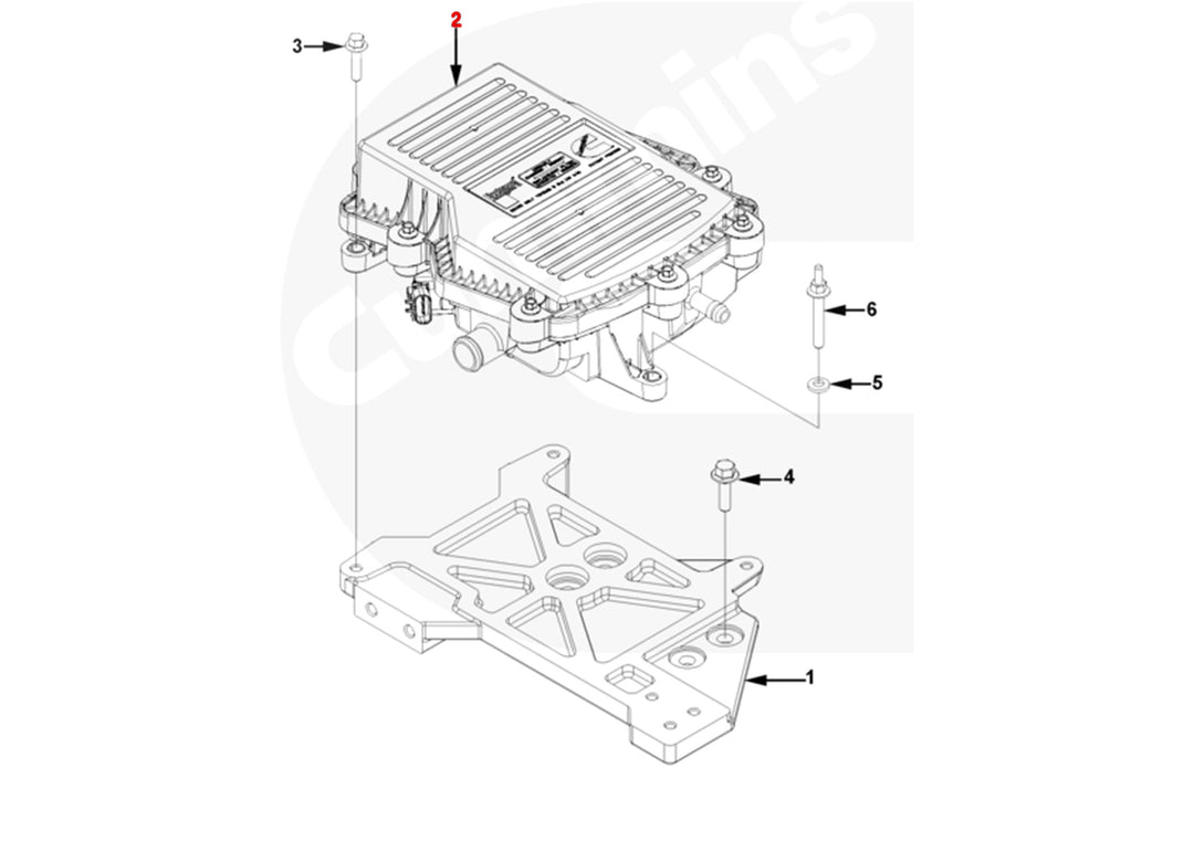 Crankcase Ventilation Kit Breather Filter Cummins ISX 15.0L (CV50634)