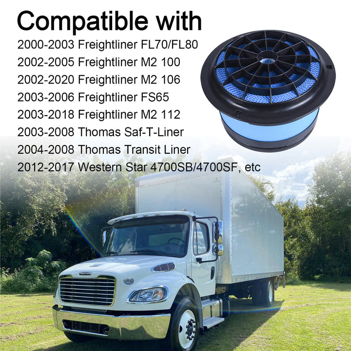Primary Round Air Filter (Freightliner M2) (P607955)