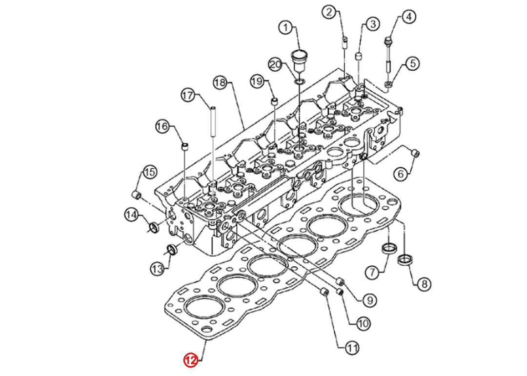 O/H Gasket Kit S60 14.8L