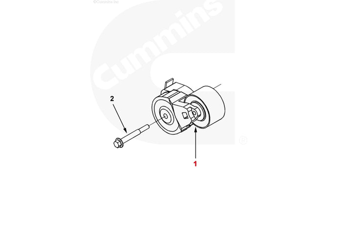 Belt Tensioner Fan Drive Cummins ISX (4299051, 3691282)