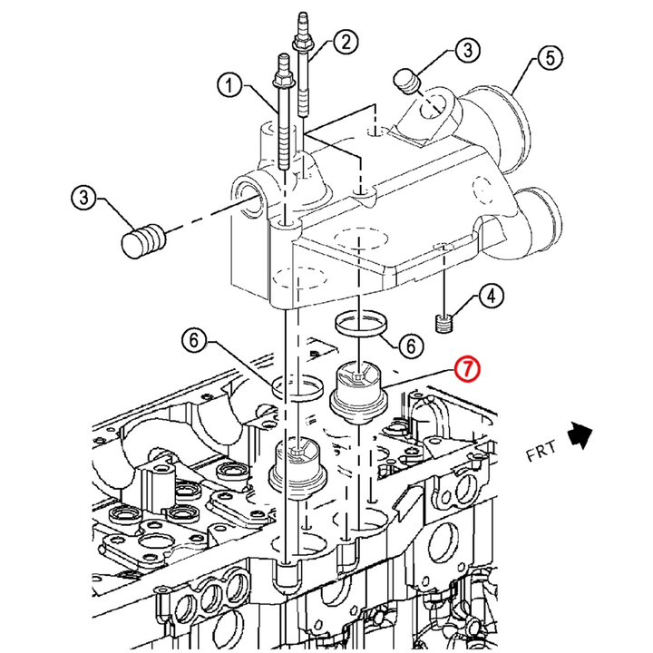 Set of 2 Thermostat 190 DEG Detroit Diesel S60