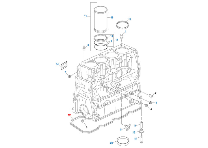 Oil Pan Gasket For Detroit Diesel S50 ( 23511580 )