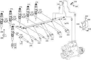 Set of 6 Fuel Injector for Detroit Diesel DD13 12.8L (2010-2015) (RA4600701187)