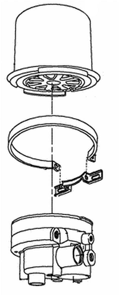Air Dryer Spin-On Cartridge W/ Oil Coalescing Media (1000, 1200)(R950011)(955205D)