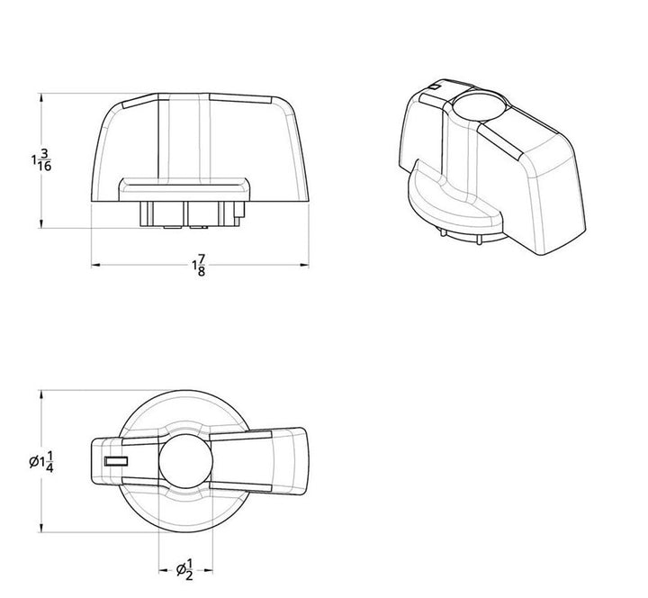 Control Knob (Freightliner)(BOA C0352)