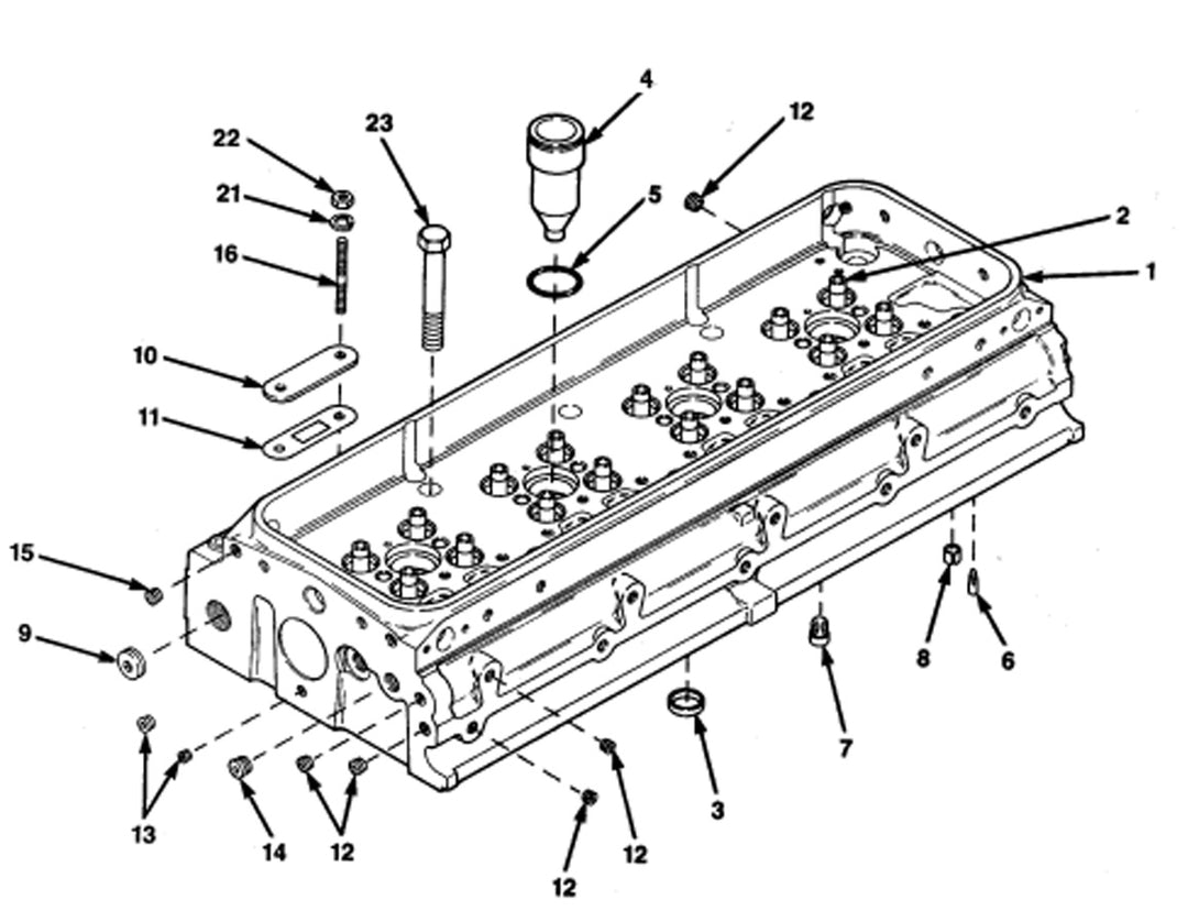 Cylinder Head ASM DD15 (EPA10 Plus 2016+)(903, 906, 910)