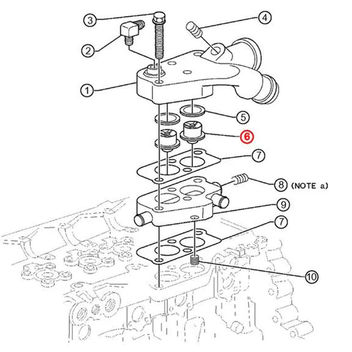 Thermostat 160 DEG S60 (23503827)