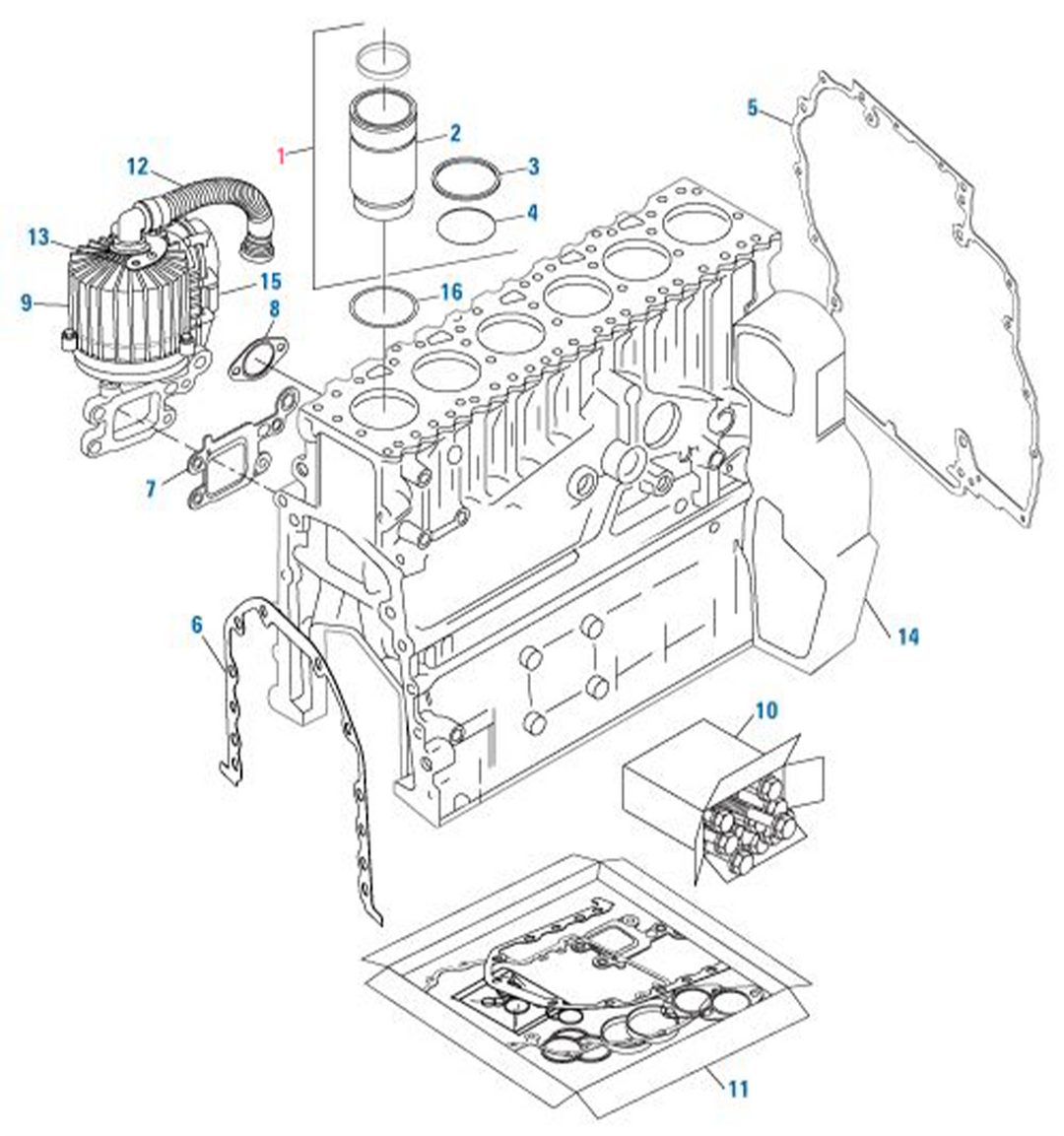 Liner Kit Detroit Diesel DD15 901 & 903 Engine (A4720111810)