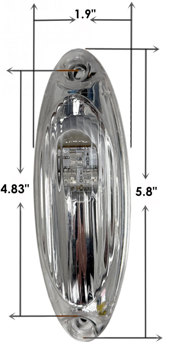 Luz LED de posición para cabina transparente (Cascadia 14-17)