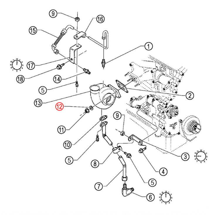 Turbocharger ASM S60 (23515635, HD8588) (410-550 HP)
